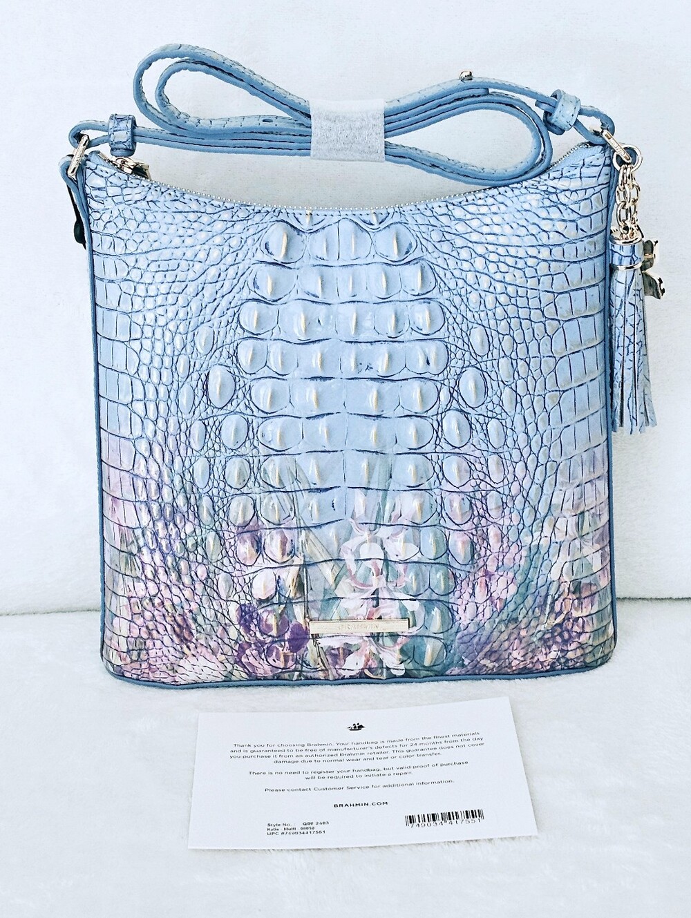NWT Brahmin MULTI MORNING DEW Katie - Picture 2 of 13